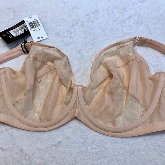 Sculptresse NWT Cream Bra Women Size 42D - Picture 12 of 12